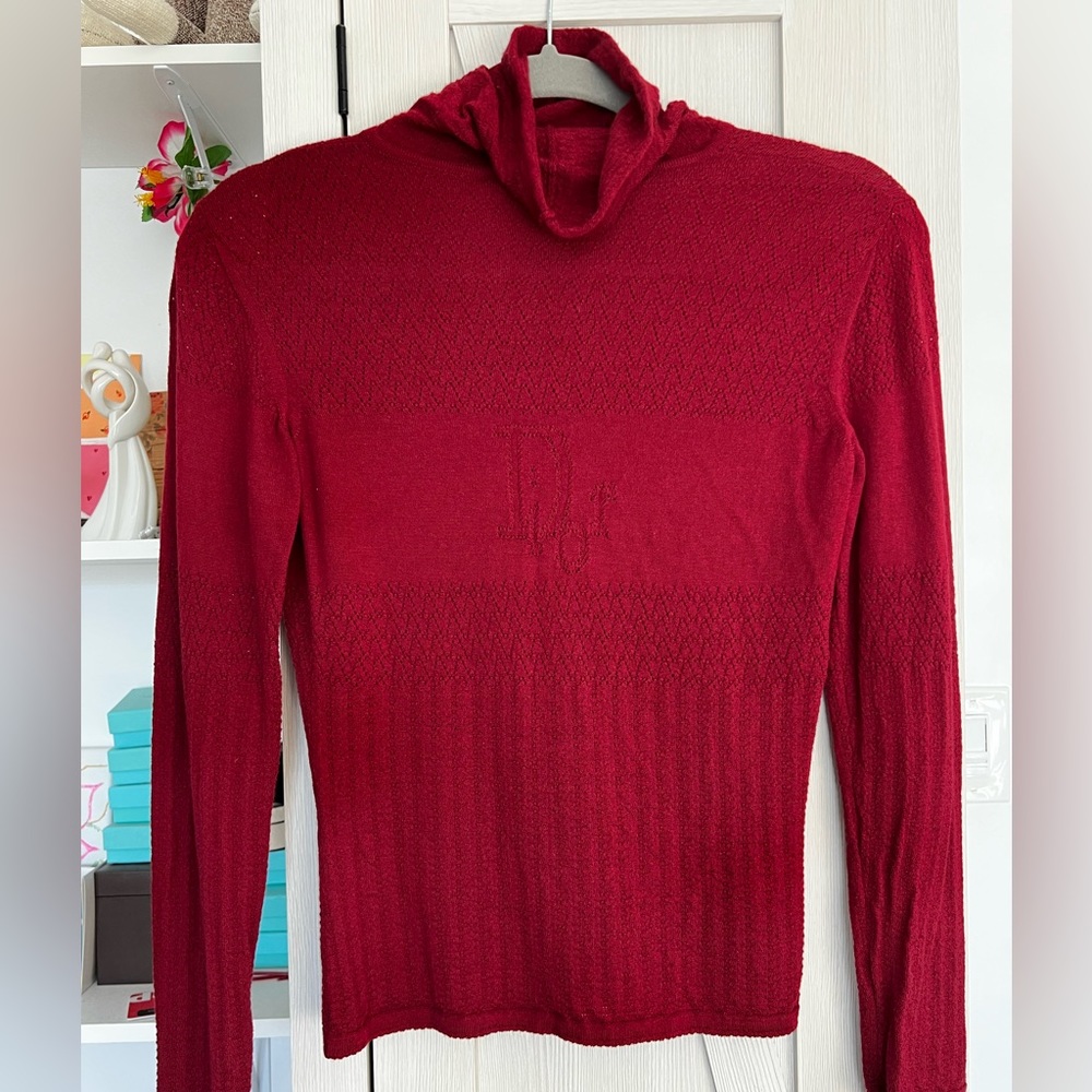 Christian Dior Pointelle Sweater John Galliano - image 2